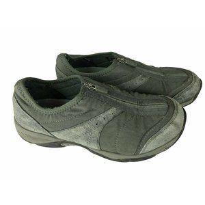 Women's Zip Walking Shoes 6 Gray Explore 24